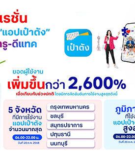 TRUE เผยยอดคนใช้แอปเป๋าตังพุ่งกว่า 2600% ในวันแรกลงทะเบียน “คนละครึ่งพลัส”