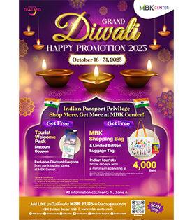 MBK ร่วมฉลองเทศกาลดิวาลีจัดแคมเปญพิเศษ “Grand Diwali Happy Promotion 2025”