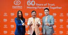CIMB THAI ร่วมแสดงความยินดี 60 ปี ซุปเปอร์ริช จับมือยกระดับบริการโอนเงินด่วน