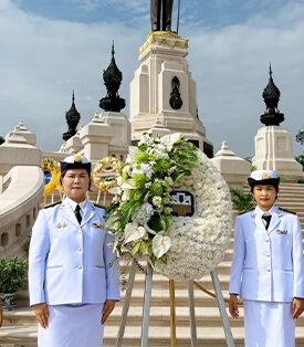 ธ.ก.ส. ร่วมพิธีวางพวงมาลา เนื่องในวันนวมินทรมหาราช 2568