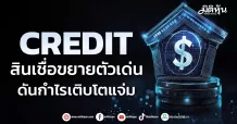 CREDIT สินเชื่อขยายตัวเด่น ดันกำไรเติบโตแจ่ม