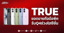 TRUE ยอดขายถือมือพีค รับQ4ช่วงไฮซีซั่น