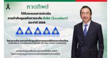 HTC หาดทิพย์ คว้า CGR ระดับ “ดีเลิศ” 5 ดาว ต่อเนื่องปีที่ 3 สะท้อนธรรมาภิบาลเข้มแข็ง–ขับเคลื่อนองค์กรสู่ความยั่งยืน