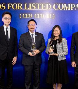 DELTA เดลต้า อีเลคโทรนิคส์ ประเทศไทย คว้ารางวัล CEO ยอดเยี่ยม และ IR ยอดเยี่ยมจากเวที IAA Awards ติดต่อกันสองปีซ้อน ตอกย้ำความเป็นเลิศด้านภาวะผู้นำและนักลงทุนสัมพันธ์ในภาคเทคโนโลยีและการสื่อสาร