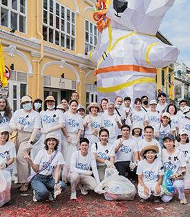 PlusProperty พลัส พร็อพเพอร์ตี้ ชวนลูกบ้านทำดี ผ่านโครงการ “พลัสก่อการดี ร่วมใจทำภูเก็ตบ้านเราให้สะอาดและน่าอยู่ ปีที่ 4” ในเทศกาลถือศีลกินผัก 2568