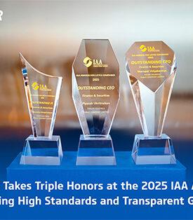 TIDLOR Reinforces Investor Confidence with 3 Prestigious Awards: Outstanding CEO, CFO, and IR at IAA Awards 2025