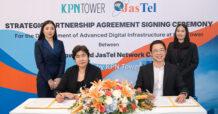“JasTel” Partners with “KPN Tower” to Enhance High-Speed Networks at KPN Tower