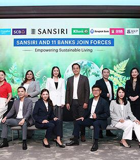 SIRI แสนสิริ จับมือ 11 แบงก์ชั้นนำ มอบสินเชื่อบ้านรักษ์โลก สนับสนุนประเทศสู่สังคม Net-Zero ยั่งยืน