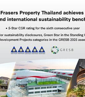 FPT Frasers Property Thailand achieves local and international sustainability benchmarks