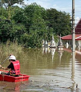 TRUE True Corporation Strengthens 5G, 4G in Flood-Hit Sing Buri, Mobilizes Teams to Maintain Connectivity and Support Relief