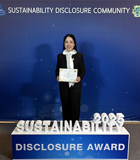 EASTW คว้ารางวัลเกียรติคุณ “Sustainability Disclosure Award 2025” ตอกย้ำมาตรฐานการเปิดเผยข้อมูลความยั่งยืนระดับประเทศ
