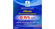 SME D Bank ขานรับมติ กนง. ประกาศลดดอกเบี้ยเงินกู้สูงสุด 0.15% ช่วยเอสเอ็มอีไทยลดภาระ มีสภาพคล่องเพียงพอ ธุรกิจเดินหน้าต่อไปได้