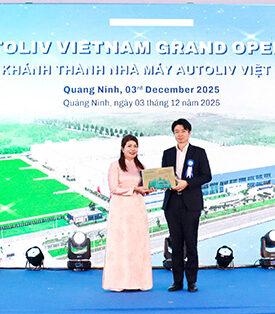 AMATA ซิตี้ ฮาลอง ร่วมยินดี “Autoliv Vietnam” เปิดโรงงานใหม่ เสริมศักยภาพฐานการผลิตในเวียดนาม