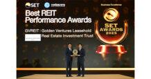 GVREIT wins two major Business Excellence Awards at the SET Awards 2025, reinforcing its position as an outstanding trust with exceptional performance