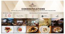 Five restaurants across AWC’s affiliated hotels earn MICHELIN one-star recognition in the MICHELIN Guide Thailand 2026