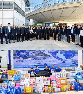 KTAXA ส่งต่อความห่วงใย มอบถุงยังชีพจำนวน 300 ชุด ช่วยบรรเทาทุกข์ประชาชน ภายใต้โครงการธารน้ำใจช่วยผู้ประสบอุทกภัยภาคใต้ ณ สำนักงาน คปภ.