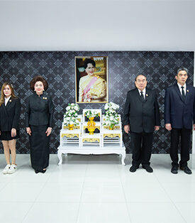 SGP “สยามแก๊ส” ร่วมแสดงความอาลัยถวายเบื้องหน้าพระฉายาลักษณ์ สมเด็จพระพันปีหลวง