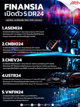 FINANSIA เปิดตัว 5 DR24