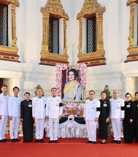 AIS ร่วมเป็นเจ้าภาพพระพิธีธรรมสวดพระอภิธรรมพระบรมศพ สมเด็จพระนางเจ้าสิริกิติ์ พระบรมราชินีนาถ พระบรมราชชนนีพันปีหลวง