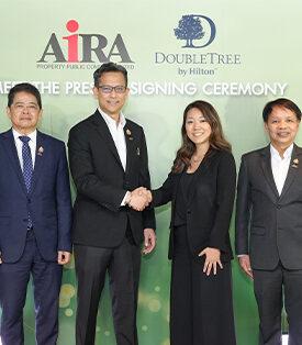 AIRA ผนึก ‘Hilton’ เชนโรงแรมระดับโลก ลงนามบริหารโรงแรมแห่งใหม่ใจกลางสีลม ‘DoubleTree by Hilton Bangkok Silom’