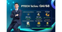 PTECH โชว์งบ Q4/68 ฟื้นตัว ฐานะการเงินแกร่ง – กำไรขั้นต้นพุ่ง 202%