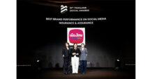 MTL เมืองไทยประกันชีวิต คว้ารางวัล “Best Brand Performance on Social Media” ในสาขา Insurance & Assurance เป็นปีที่ 6 จากเวที Thailand Social Awards