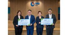 บลจ.ทิสโก้ มอบเงินบริจาค 2 มูลนิธิ จากการบริหารกองทุน TISESG