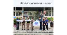 JR ส่งต่อความห่วงใย มอบหน้ากากกันฝุ่น PM 2.5 สน.บางเขน และพนักงานไซต์งาน