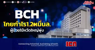 BCH โกยกำไร1.2หมื่นล. ผู้ป่วยไข้หวัดใหญ่พุ่ง
