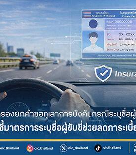 ศาลปกครองยกคำขอทุเลาการบังคับกรณีระบุชื่อผู้ขับขี่ 5 คน คปภ. ชี้มาตรการระบุชื่อผู้ขับขี่ช่วยลดภาระเบี้ยประกัน