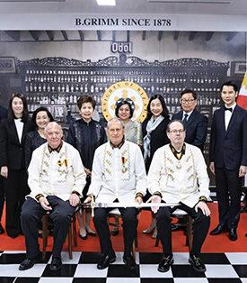 BGRIM ดร.ฮาราลด์ ลิงค์ ได้รับมอบเครื่องราชอิสริยาภรณ์อัศวินแห่งภาคีอัศวินริซาล แห่งสาธารณรัฐฟิลิปปินส์