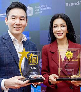AIA ประเทศไทย คว้า 4 รางวัลสุดยอดแบรนด์และบริษัทที่น่าเชื่อถือที่สุด บนเวที 2026 Thailand’s Most Admired Brand และ 2025 – 2026 Thailand’s Most Admired Company โดยนิตยสาร BrandAge