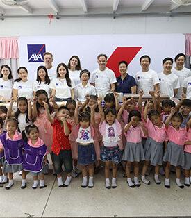 แอกซ่าประกันภัย ร่วมสร้างรอยยิ้มให้อนุบาลดวงประทีป สานต่อโครงการ “Hearts in Action” ส่งเสริมสังคมแห่งโอกาสที่เท่าเทียมกัน