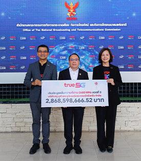 TRUE Completes Third 2600 MHz Spectrum Payment, Strengthening Thailand’s Digital Infrastructure