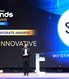 SKY Group ผงาดเวที Future Trends Awards 2026 คว้า 2 รางวัล “The Most Innovative Awards” ตอกย้ำพลังองค์กรไทยขับเคลื่อนนวัตกรรมด้วยเทคโนโลยี