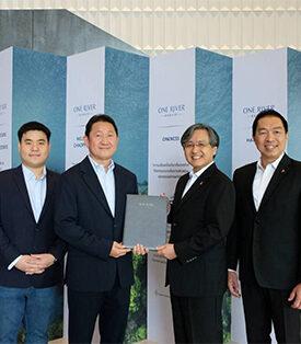 มิตซูบิชิ เอลเลเวเตอร์ ผนึกกำลังโครงการ “วัน ริเวอร์ พระราม 3” ลงนามสัญญาติดตั้งลิฟต์โดยสาร ยกระดับมาตรฐานที่อยู่อาศัยริมเจ้าพระยา