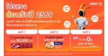 ซัมเมอร์นี้ Rabbit Life ปล่อยดีลฮอต 3 แผนหลัก “ชีวิต–สุขภาพ–บำนาญ” ครบจบทุกความคุ้มครอง พร้อมสิทธิพิเศษเฉพาะออนไลน์