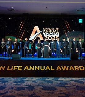 OCEAN LIFE ไทยสมุทรประกันชีวิต มอบรางวัล Annual Awards 2025 เชิดชูเกียรติ 275 สุดยอดที่ปรึกษาประกันชีวิต