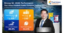 TFM posts Q1 2026 revenue of THB 1.325 billion with double-digit profit growth, driven by shrimp feed and a strategic shift toward high-value products to penetrate global premium markets