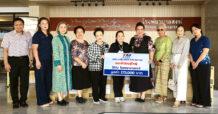 ผู้บริหาร TM จัดพิธีทำบุญเลี้ยงพระเนื่องในวันคล้ายวันเกิด พร้อมทั้งบริจาคผ้าอ้อมผู้ใหญ่ให้กับโรงพยาบาลสงฆ์