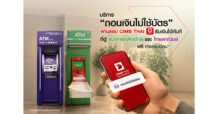 ลูกค้า CIMB Thai ถอนเงินสดได้แล้วที่ตู้ ATM กสิกรไทยและไทยพาณิชย์ทั่วประเทศ ผ่านแอป CIMB THAI ไม่ต้องใช้บัตร ฟรีค่าธรรมเนียม เดินหน้าสู่ ‘A Digital-Led Bank with ASEAN Reach’