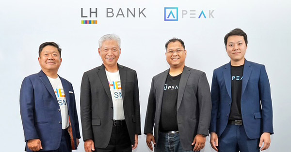 LH Bank จับมือ บริษัท PEAK โปรแกรมบัญชีออนไลน์