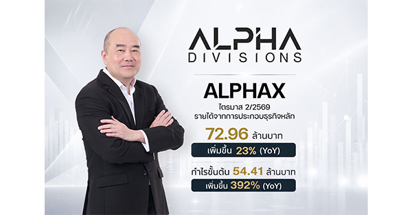 ALPHAX เครื่องติด! Q2/69 กำไรจากการดำเนินงาน 15.6 ลบ.