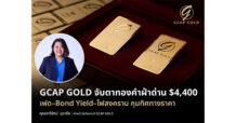GCAP GOLD จับตาทองคำฝ่าด่าน $4,400 เฟด–Bond Yield–ไฟสงคราม กุมทิศทางราคา