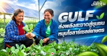 GULF ส่งพลังสะอาดสู่ชุมชน หนุนโซลาร์เซลล์เกษตร