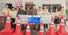 วิริยะประกันภัย สนับสนุนกรวยยางจัดระเบียบจราจร ด่านตรวจพิทักษ์ธรรม จ.เชียงใหม่
