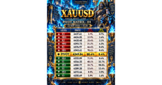📌 XAUUSD — วิเคราะห์ด้วย AI ATLAS KING MIDAS / Golden Compass Matrix D1 | ระบบ AKM R666 KING OF KING