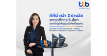 TTB คว้า 2 รางวัลจากเวทีการเงินโลก ตอกย้ำผู้นำโซลูชันดิจิทัลเพื่อธุรกิจ