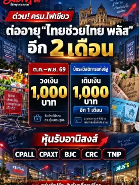 ครม.เติมกำลังซื้อ! ต่ออายุ “ไทยช่วยไทย พลัส” อีก 2 เดือน