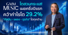 GMM MUSIC เผยครึ่งปีแรก คว้ากำไรโต 29.2% “ศิลปิน – เพลง – ธุรกิจ” โตทุกด้าน